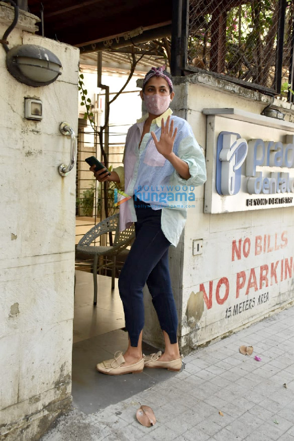 Photos: Kubbra Sait spotted at a clinic in Juhu