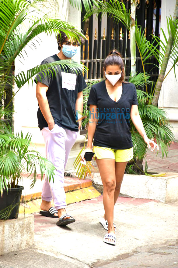 photos malaika arora spotted with her son at a dentists clinic in bandra 3