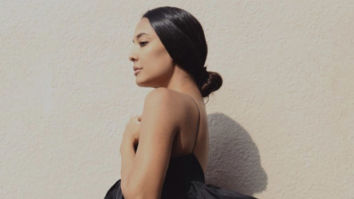 Pregnant Lisa Haydon sets maternity fashion goals in black mini tent dress