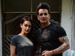Prince Narula & Yuvika Chaudhary spotted outside the gym in Andheri