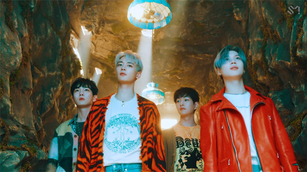 SHINee encounters deep feelings while exploring underwater world in colourful 'Atlantis' music video
