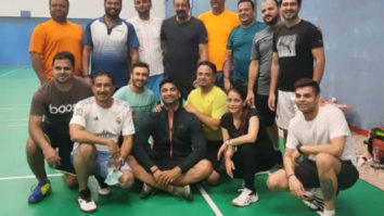 Sanjay Dutt enjoys a game of badminton with his friends in Dubai, shares picture Sanjay Dutt enjoys a game of badminton with his friends in Dubai, shares picture