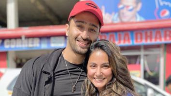 Shaheer Sheikh and Hina Khan hint towards a surprise for their fans as they pose candidly in Kashmir Shaheer Sheikh and Hina Khan hint towards a surprise for their fans as they pose candidly in Kashmir