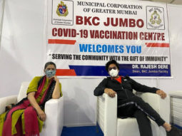 Shefali Shah, Renuka Shahane and Ashutosh Rana receive first dose of the COVID-19 vaccine