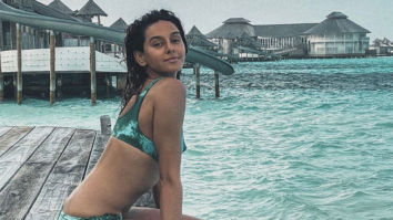 Shibani Dandekar raises the mercury levels as she poses in a bikini in The Maldives