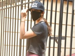 Sophie Choudry spotted with her pet dog in Bandra