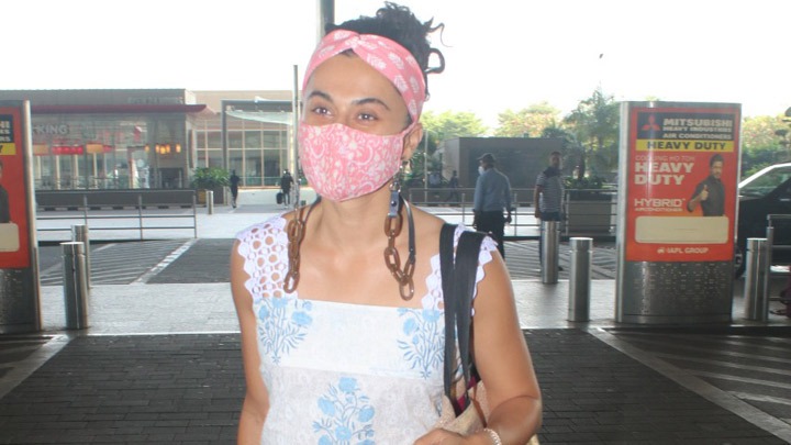 Taapsee Pannu spotted at Airport
