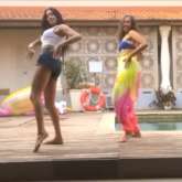 VIDEO Janhvi Kapoor misses the Filmfare stage, settles for dancing by the poolside