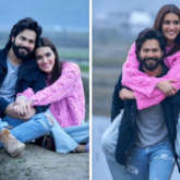 Varun Dhawan gives piggyback ride to Kriti Sanon as she wraps Arunachal Pradesh schedule of Bhediya 