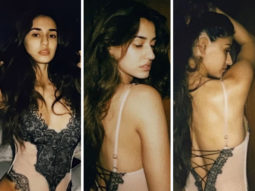 Disha Patani sets the internet on fire as she poses in lace lingerie bodysuit 