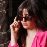 Giorgia Andriani makes a style statement with a fuchsia pink top