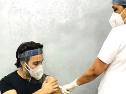 Aadar Jain gets his first dose of COVID-19 vaccine, thanks frontline workers