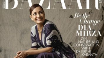 Dia Mirza On The Cover Bazaar