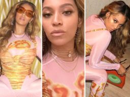 Beyoncé channels psychedelic 70’s style in sheer co-ord with printed corset from Charlotte Knowles collection worth over Rs. 1 lakh