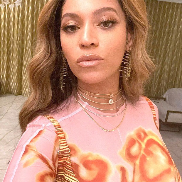 Beyoncé channels psychedelic 70's style in sheer co-ord with printed corset from Charlotte Knowles collection worth over Rs. 1 lakh