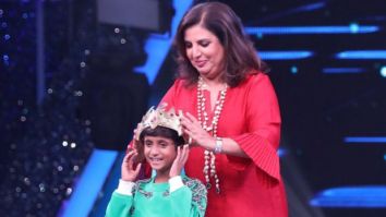 Contestant Pruthviraj from Karnataka gets ‘crowned’ by Farah Khan on Super Dancer – Chapter 4