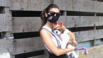Daisy Shah spotted at a pet clinic in Bandra