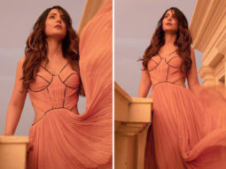 Hina Khan sets summer vibe in peach pleated dress in behind-the-scenes of ‘Patthar Wargi’ song
