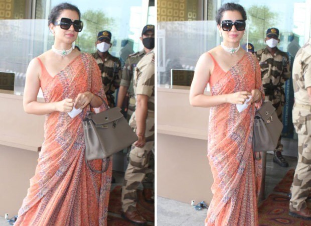 kangana Ranaut Stuns People with Green Saree