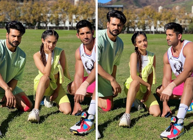 Khatron Ke Khiladi 11: Anushka Sen rocks neon gym wear in Cape Town; poses with Varun Sood and Vishal Aditya Singh Khatron Ke Khiladi 11: Anushka Sen rocks neon gym wear in Cape Town; poses with Varun Sood and Vishal Aditya Singh