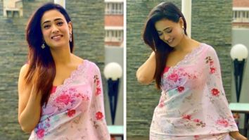 Khatron Ke Khiladi 11 star Shweta Tiwari stuns floral pink and white saree in Cape Town