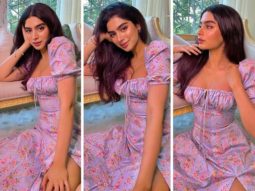 Khushi Kapoor’s lilac floral dress with thigh-high slit should be bookmarked for this summer season