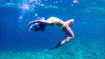 Kiara Advani looks dreamy in neon bikini in underwater photo from her past vacation Kiara Advani looks dreamy in neon bikini in underwater photo from her past vacation