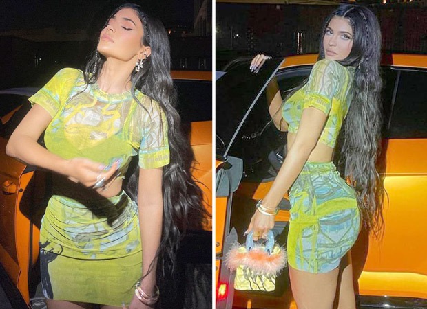 Kylie Jenner goes monotone in lime green mesh top and mini-skirt; poses with her Lamborghini Urus worth over Rs. 3.10 crores Kylie Jenner goes monotone in lime green mesh top and mini-skirt; poses with her Lamborghini Urus worth over Rs. 3.10 crores
