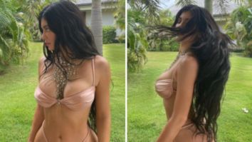 Kylie Jenner sets the temperature soaring in skimpy pink bikini worth Rs. 25,300