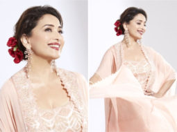 Madhuri Dixit looks ethereal in rose pink sharara as she shoots for Dance Deewane 3