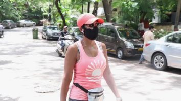 Mandira Bedi snapped for a walk in Bandra