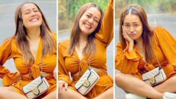 Neha Kakkar dons monotone co-ords; carries Gucci sling bag worth around Rs. 90,000