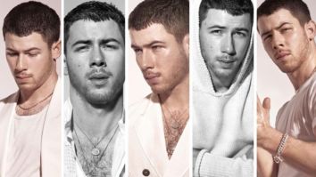 Nick Jonas looks buff in all white Dolce and Gabbana on the cover of British GQ