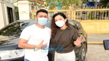 Photos: Gauahar Khan and Zaid Darbar snapped in Andheri