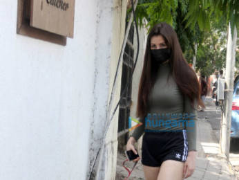 Photos: Giorgia Andriani snapped at Bandra