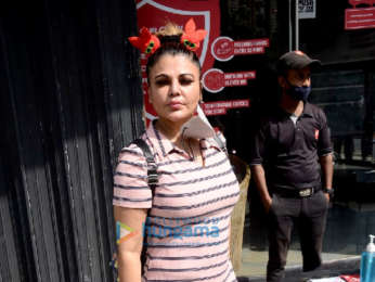 Photos: Rakhi Sawant and Mika Singh snapped in Andheri