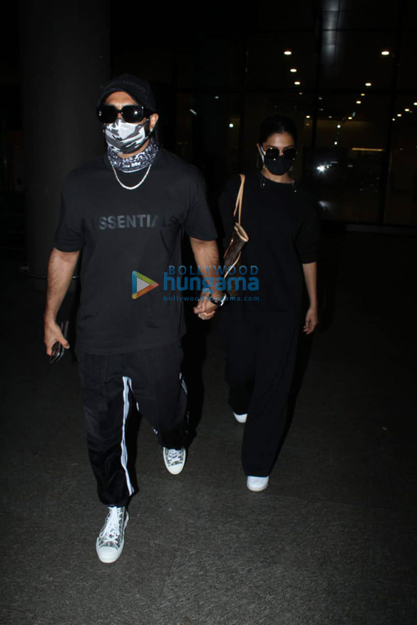Photos: Ranveer Singh, Deepika Padukone, Nora Fatehi and others snapped at the airport