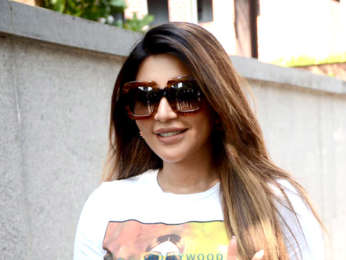 Photos: Shama Sikander spotted outside her building