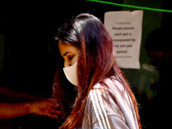 Photos: Sonnalli Seygall snapped at a clinic with her pet in Khar