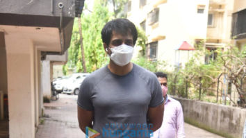 Photos: Sonu Sood snapped at his residence