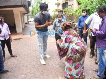 Photos: Sonu Sood snapped at his residence