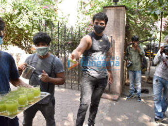 Photos: Sonu Sood snapped at his residence