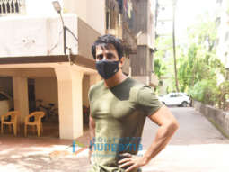 Photos: Sonu Sood snapped at his residence in Andheri