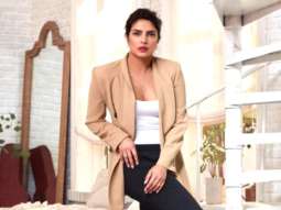 Priyanka Chopra is effortlessly chic in basic white t-shirt and pants paired with blazer and crocs