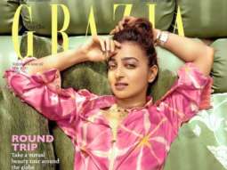 Radhika Apte sizzles in neon green bikini paired with printed shirt on the cover of Grazia India