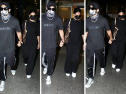 Ranveer Singh and Deepika Padukone twin as they return to Mumbai; their airport looks drip of moolah and luxury