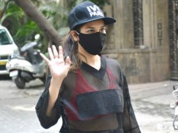 Sophie Choudry spotted with her pet dog in Bandra