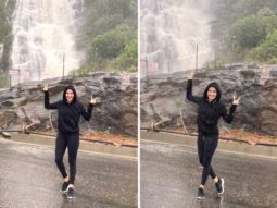 Sunny Leone enjoys Kerala’s monsoon with her family while shooting for her upcoming Malayalam film