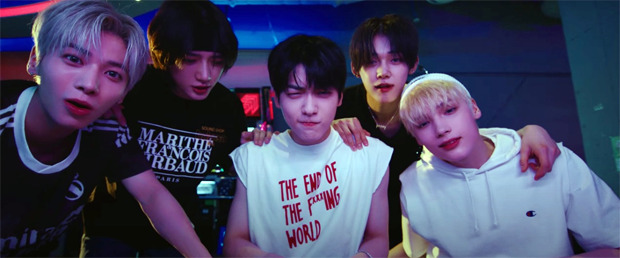 TXT members try to escape out of frozen space in concept trailer of The ...