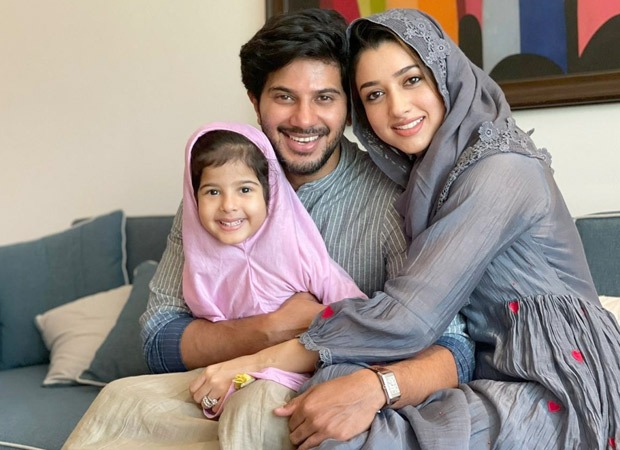 Dulquer Salmaan celebrates Eid at home; shares adorable pictures with wife and daughter